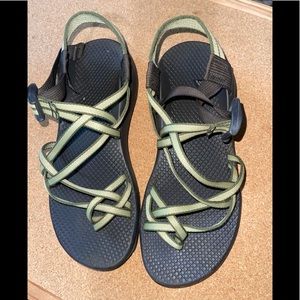 Chaco Green Sandals